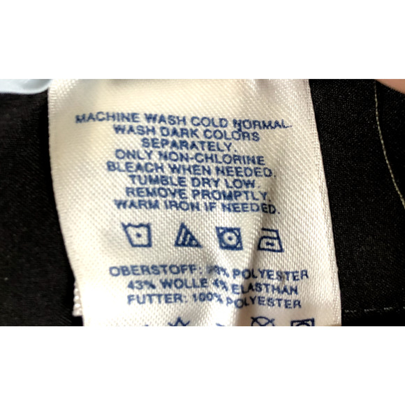 Lands End Pants Gray Wool Blend Trouser Timeless Staple Basic Womens 6 Petite - Picture 9 of 16